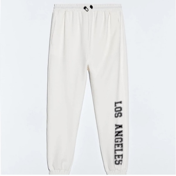 Zara white Los Angeles Jogger - Picture 1 of 5